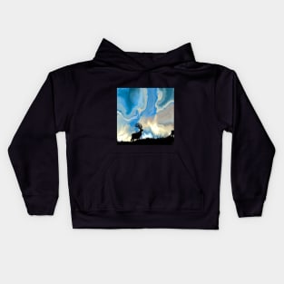 Elk's Morning Saunter Kids Hoodie